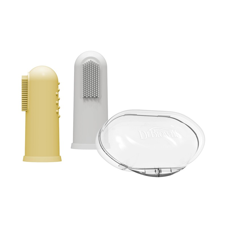 Dr. Brown's - cepillo para polvo de dientes de silicona