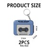 2 pieces radio styling keychain, creative keychain, retro keychain, funny