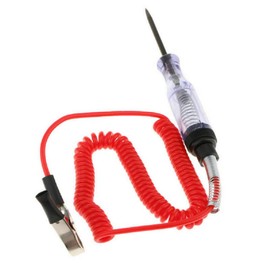 Car Electric Circuit Tester - SUNWAN Led Light Test Probe Pen with Alligator Clip 6V / 12V/ 24V for Auto Cars