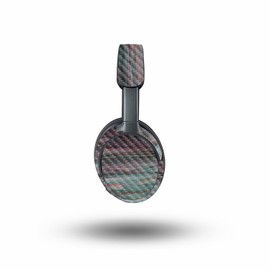 MightySkins Carbon Fiber Skin Compatible with Bose QuietComfort Ultra - Grunge Marble | Protective, Durable Textured Carbon Fiber Finish | Easy to Apply