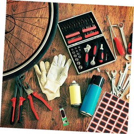 Kit de Parches para Neumáticos de Bicicleta Parches de Caucho Natural, Reparación de Emergencia y Fácil de Transportar para Ciclismo al Aire Libre