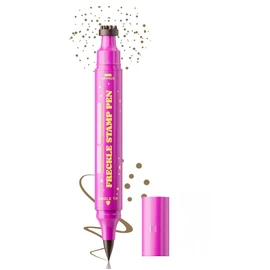 2 in 1 Freckle Stamp Pen & Liquid Eyeliner – Waterproof Long-Lasting Quick Dry Makeup Tool – Easy Dot Marker for Natural Faux Freckles & Eye Looks（01） (F01)