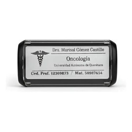 Sello Personalizable Para Doctores Y Medicos 5.8 X 2.2 Cm                                                                                             