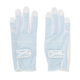 Parly Gates 053-5185202 Women's Ambidextrous Gloves (Sweat Absorbent, Quick Drying, Moisture Wicking and Cooling Function), Golf, Synthetic Leather, 110_blue