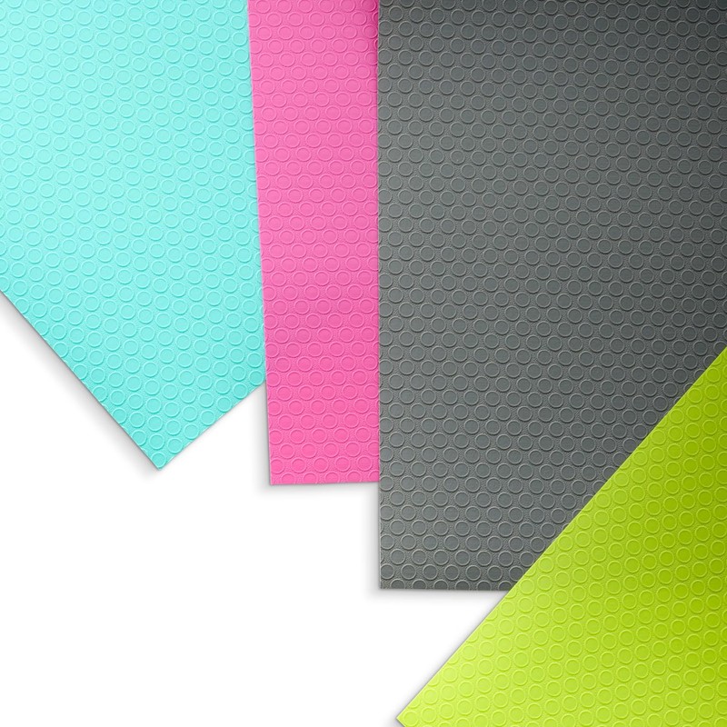 com-four® 8 x Fridge Mats - Antibacterial Non-Slip Mats -