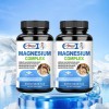 3*60 Magnesium Complex Supplement-Tau<wbr/>rate,Citrate, Malate,Oxide For Muscle Bone