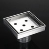 Sharpeye 4 Inch Square Shower Drain with Removable Tile Insert