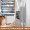 Rikzor Refrigerator Door Handle Covers, Set of 5, Adjustable Appliance