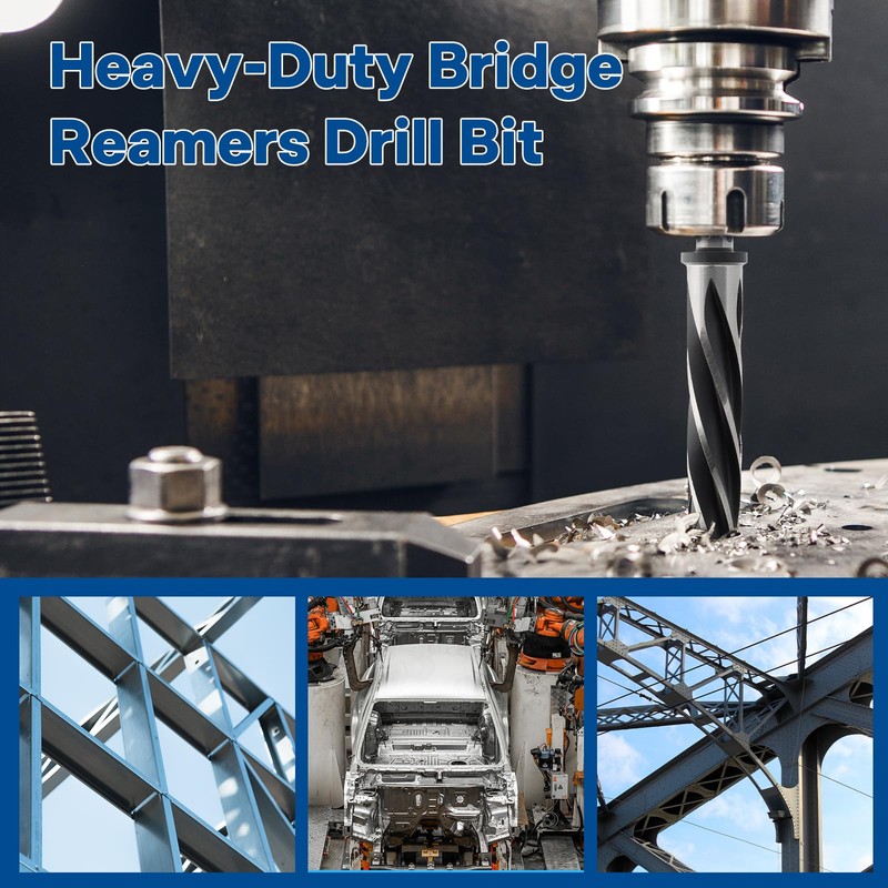 Rocaris 3/4" M2 HSS Taper Chucking Reamer Drill Bit, Taper