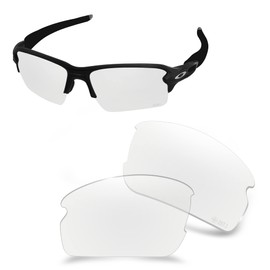 AOZAN ANSI Z87.1 Replacement Lenses For Oakley Flak 2.0 XL OO9188 Sunglasses - HI-DEF Clear