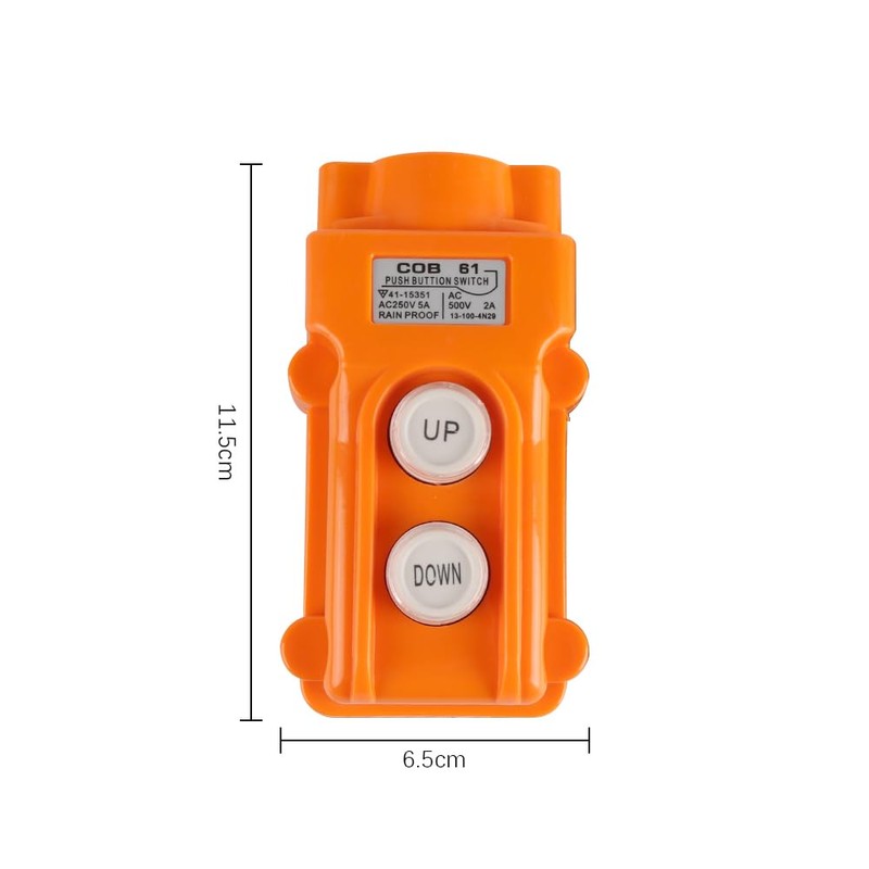 Tiardey Rain Proof Up-Down Switch Control Station Crane Pendant Hoist