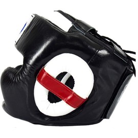 Fairtex Headguard Spuer Sparring HG10, black / white, XL