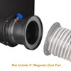 O'SKOOL Magnetic Dust Collection (4" Dust Collection Steel Port W/Built-in