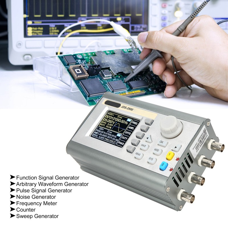 JDS2900-30M Function Arbitrary Waveform Signal Generator DDS 2CH Pulse Signal
