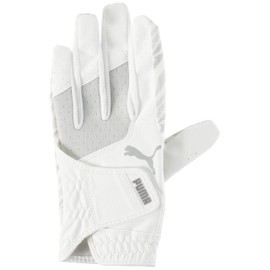 PUMA Golf Gloves PWR Grip Gloves (Left Hand), bright white/high rise