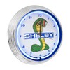 Shelby Cobra Blue Light Up Neon Wall Clock 15-Inch