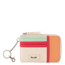 The Sak Iris Slotted Card Wallet in Leather, Vibrant Block
