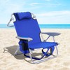 Canpsky 4-Position Reclining Patio Chair for Adults, Adjustable Lay Flat