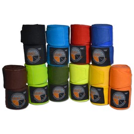 10-Pack Assorted Colors Boxing Handwraps 180 or 120 inches Mexican Style Stretchable (180" Long, 10-Pack)