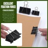 Keadic 350Pcs Silver Paper Clips and Black Binder Clips Assorted
