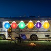 Encoidoz 27.5FT Outdoor Globe Patio String Lights - 6pcs Colored