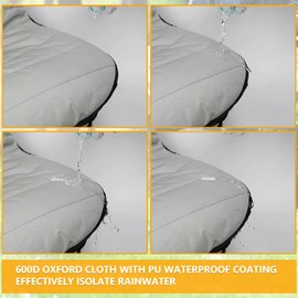 TICSEA Riding Lawn Mower Seat Cover,Waterproof Tractor Seat Cover fits Tractor Seat Backrests 14.5" - 18" H Without Armrests, Approx 18.5" W