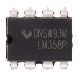 BOJACK LM358 Precision Dual Operational Amplifier Plastic Package 8 Pin Dual In-line Patch Type (Pack of 50)