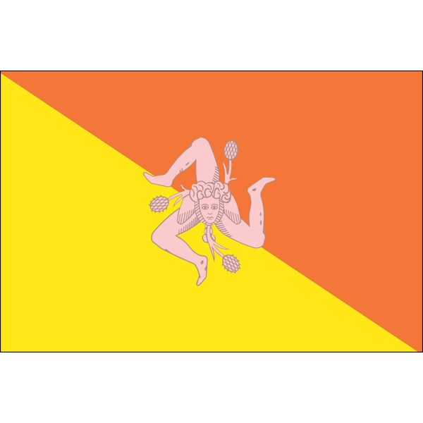 3x5 Sicily Polyester Indoor or Outdoor Flag, More Than 200+