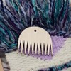 Weaving Comb,11 Teeth Tapestry Weaving Comb Wooden Weaves Combs Tapestry