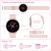 Reloj Inteligente Mujer Con Llamada 1.39'' Smart Watch Rosa