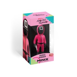 MINIX - TV Series #158 - Squid Game - Masked Manager Square Guard - Collectible Figure 12 cm