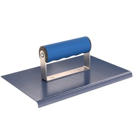 Bon 22-732 9-Inch by 6-Inch Blue Steel Sidewalk Edger with 1/4-Inch Radius and 3/8-Inch Lip with Comfort Grip Handle