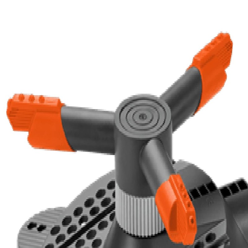 Gardena 2060-20 Samba Rotating Sprinkler Dark Gray x Orange