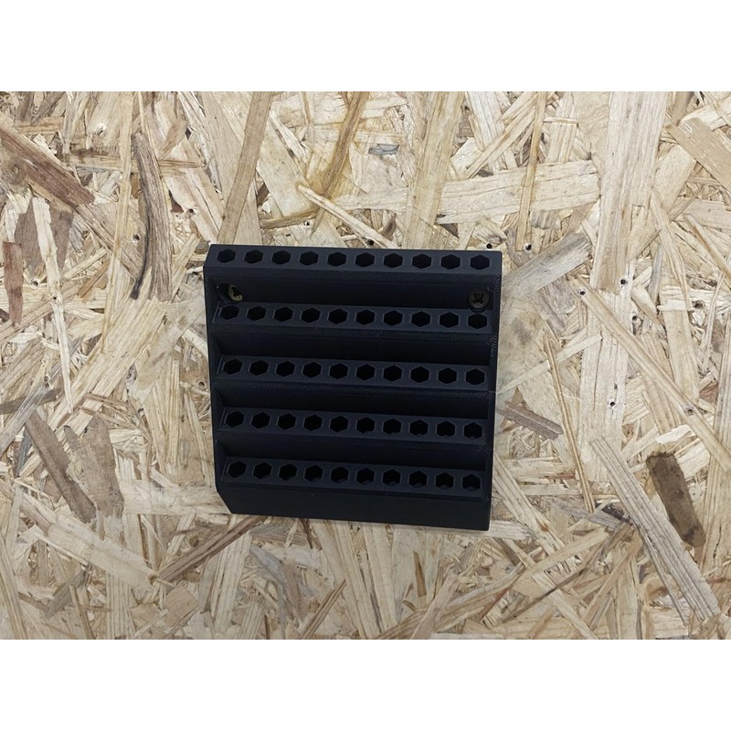 Bit Wall Mount Holder for 50 Bits Tool Wall Mounting