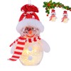 Christmas Decoration Light, LED Christmas Decor, Transparent Holiday Doll Christmas