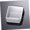 WOONEKY Watch Silver Case TPU Frame Protector Protective Cover Fingerprint
