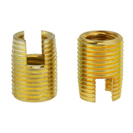 Wal front Self-Tapping Helicoil Wire Thread Inserts Recoil Packet Repair Tool Heat Resistant Corrosion Resistant High Hardness Universal M3/M4/M5/M6/M8/M10/M12 2D 50pcs