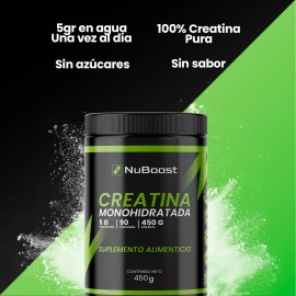 Creatina Monohidratada- Para Ganancia Muscular 450 Gr Usda Sin Sabor