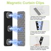UFURMTAE Magnetic Curtain Closure, 18 Pairs Self-Adhesive Blackout Blind Magnets