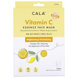 CALA - máscara para cara con vitamina C (paquete con 5 máscaras)                                                                                      