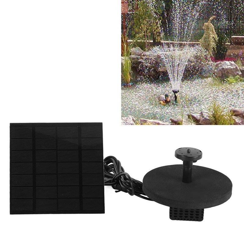 Solar Water Fountain Pump Outdoor Small Submersible Bird Bath Fountain