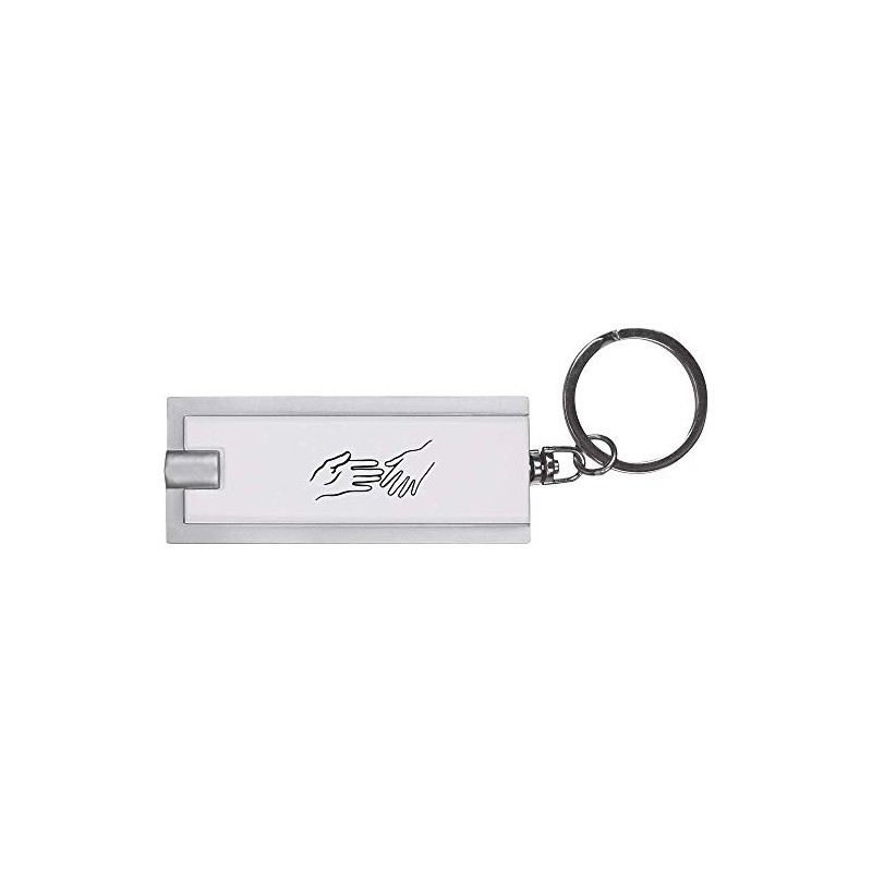 Azeeda 'Handshake' Keyring LED Torch (KT00015527)