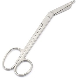 One Large Ring Nurse Doctor Medical Lister Heavy Duty Lister Bandage Scissors, Stainless Steel Used For Cutting Gauze, Tape, Clothing Bandages