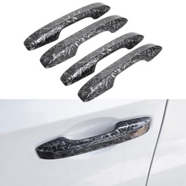 YINGTUU for Honda 11th Gen Civic 2022-2025 Accord CR-V HR-V 2023 2024 2025 Accessories Door Snap Handle Cover Trims Protection with Smart Auto Lock Holes Forged Carbon Style
