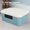 9L Capacity Lockable Storage Trunk for Files Document Organizer Double