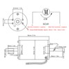 DC Motor HighSpeed 80W Micro CW CCW Double Output Shaft