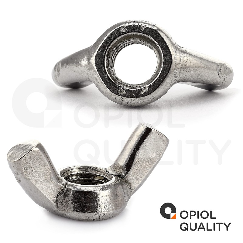 OPIOL QUALITY® Wing Nuts Similar to DIN 315 M4 A2