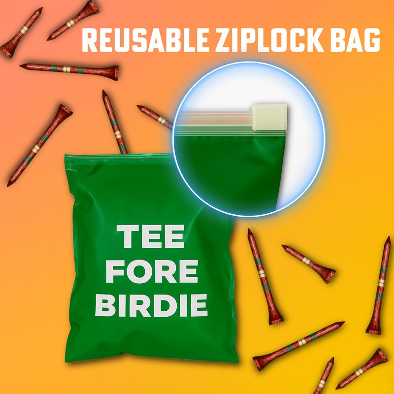 Palm Drive Golf Bamboo Tees (The Perfect Size)