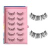 6 Pairs False Eyelashes, Natural Fluffy Look, Reusable Lashes Set