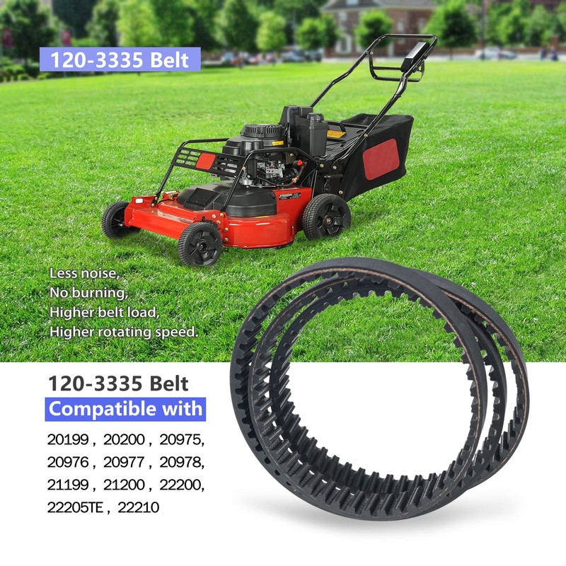 Ytpoools 120-3335 Synchronous Belt Compatible with Toro Timemaster & Exmark